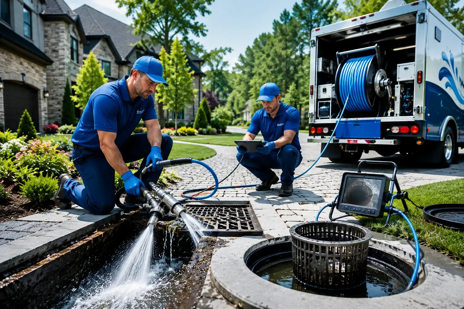 Local outdoor drain cleaning professionals in Mechanicsburg, OH